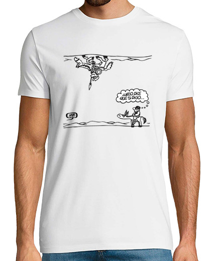 Image of don quixote and sancho t- t shirt