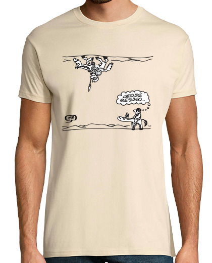 Image of quixote and sancho t- t shirt