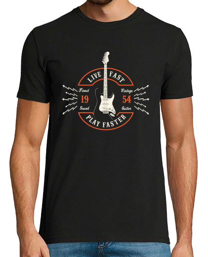 Image of Live Fast Play Faster - Strat guitar