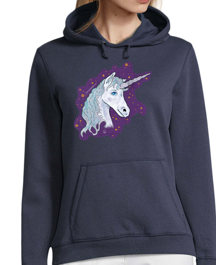 Sweat-shirt À Capuche Pour Femme unicorn (tête)