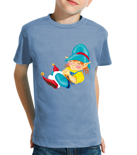 T-shirt bambino manica corta elf assonnato