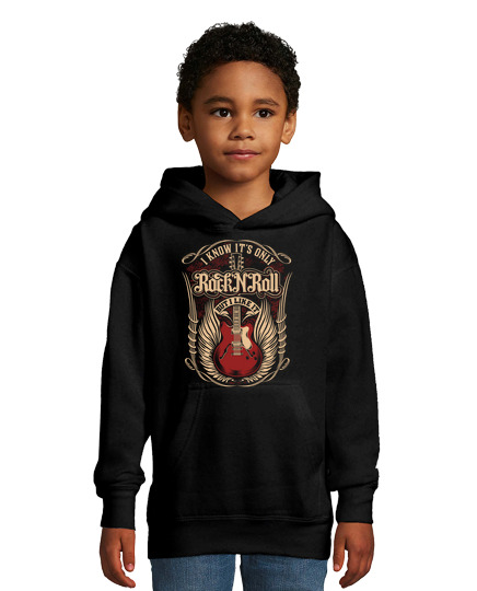 Sweat À Capuche Pour Enfant I Know Its Only Rock n Roll