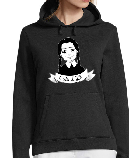 Sweat-shirt À Capuche Pour Femme sourire