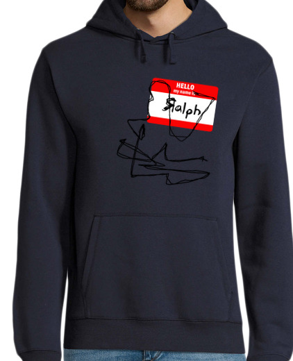 Sweat-shirt À Capuche Pour Homme mon nom est ralph sweat h