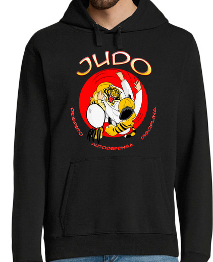 Sudadera Con Capucha Para Hombre judo laTostadora