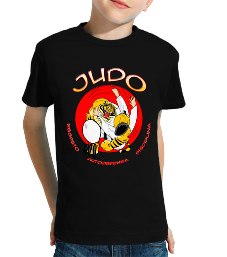 T-shirt bambino manica corta judo