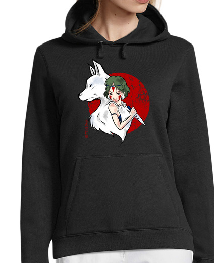 Sweat-shirt À Capuche Pour Femme Sang loup