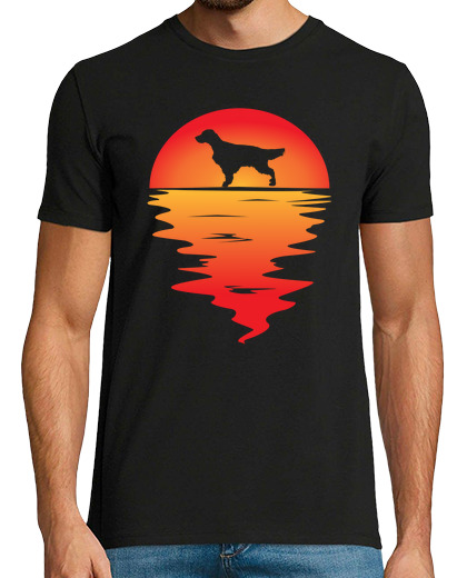 Camiseta Sunset Dog English Setter