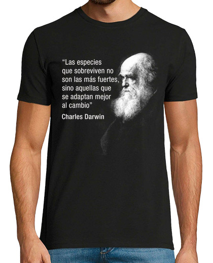 Image of quote darwin evolution change motivation humor philosophy science