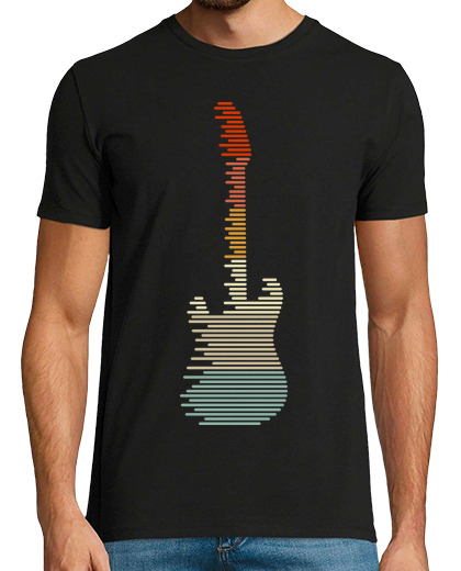 Image of equalizer electric guitar vintage guitarist music rock retro 80