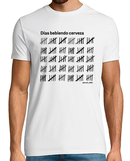 Camiseta Días bebiendo cerveza