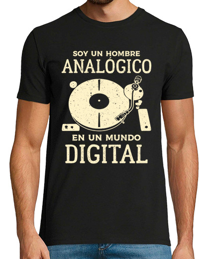 Image of I am an analog man in digital world turntable vinyl records