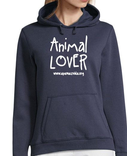 Sweat-shirt À Capuche Pour Femme amoureux des animaux femme sweat lettre blanche