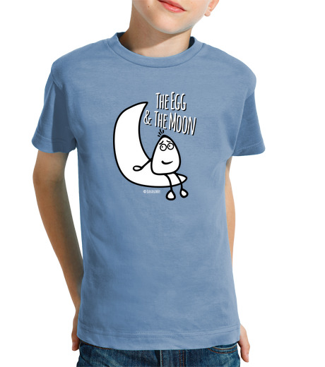 Tee Shirt Pour Enfant Manche Courte the egg & la lune