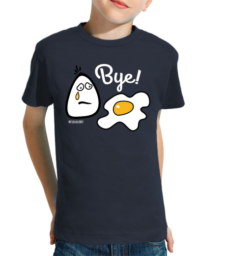 Tee Shirt Pour Enfant Manche Courte bye!