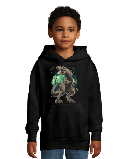 Sweat À Capuche Pour Enfant t-rex