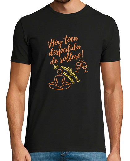 Image of bachelor party yoga t- t shirt