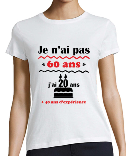 Image of not 60 years old 60th birthday gift