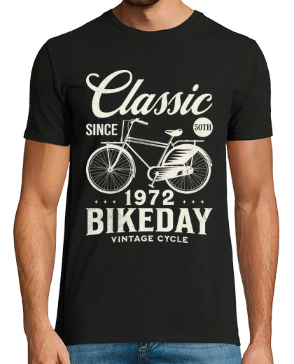 Image of Cyclist 1972 Bike 50th Birthday