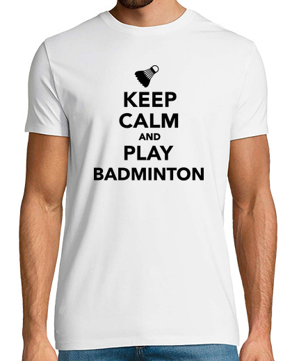 Image of Keep calm and play Badminton