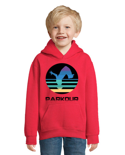 Sweat À Capuche Pour Enfant design 2640732, parkour