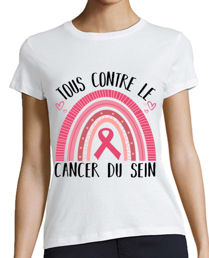 Image of pink october breast cancer solidarity r