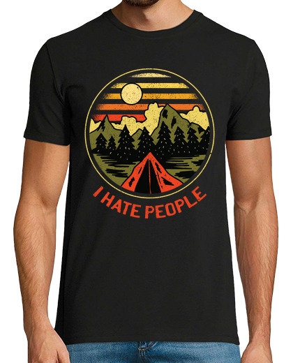 Image of i hate people camping nature sunset