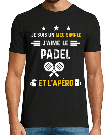 Image of aperitif padel sport guy simple aperiti