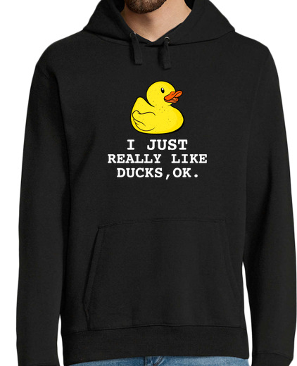 Sweat-shirt À Capuche Pour Homme canard en caoutchouc