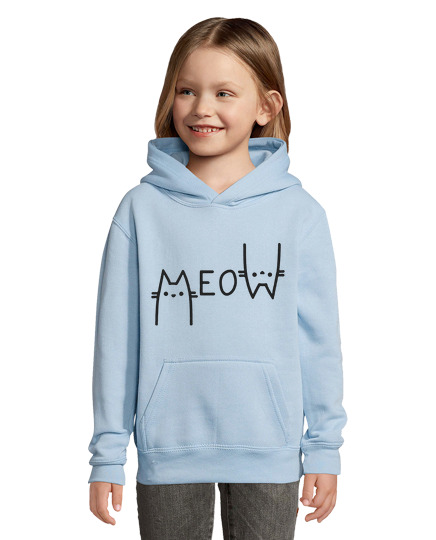 Sweat À Capuche Pour Enfant Miaou