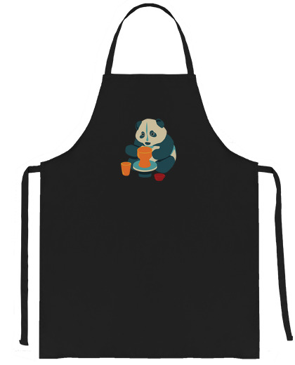 Image of panda loves pottery