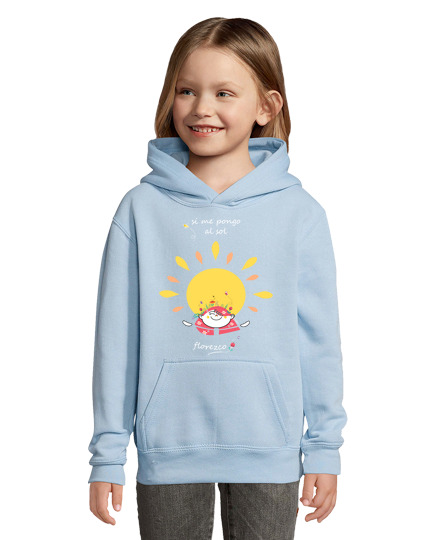 Sweat À Capuche Pour Enfant cheveux florezco-rose - sweat garçon et fille