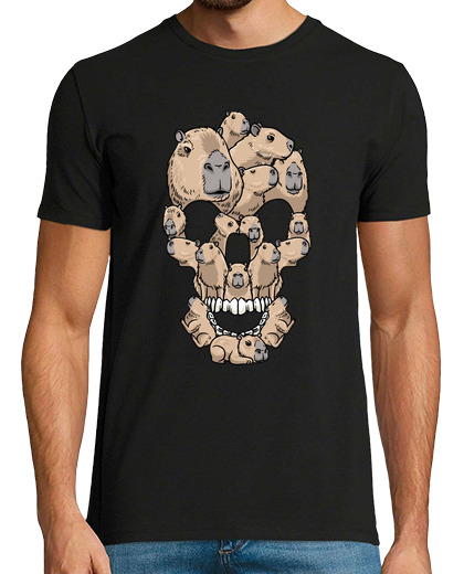 Image of capybara skull funny men women