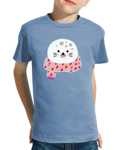 Tee Shirt Pour Enfant Manche Courte phoque