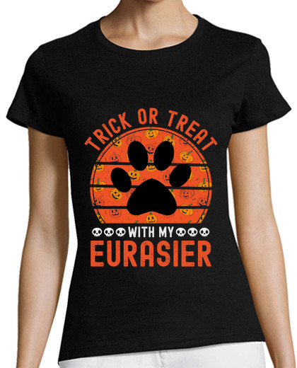 Image of trick or treat with my eurasier funny