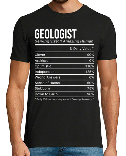 Image of geologist nutritional values funny