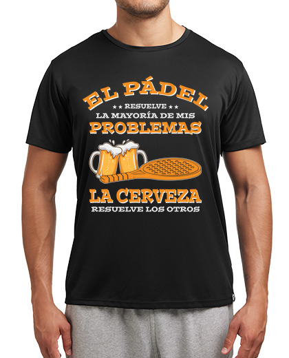 Image of padel y cerveza deporte divertido