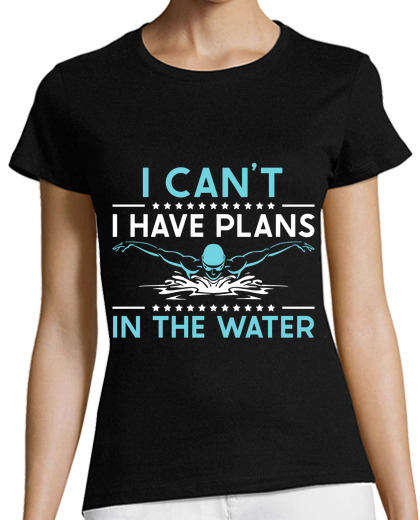 Image of swimmer swimming i cant i have plans in