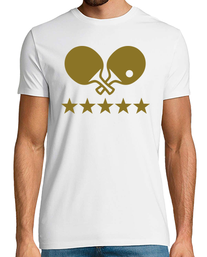 Image of Crossed Ping Pong paddles stars