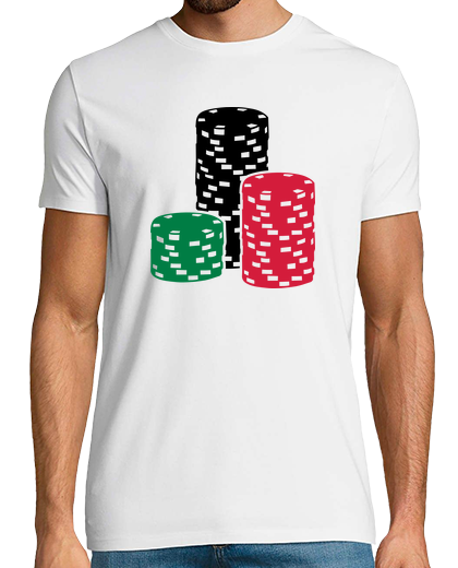 Image of Poker Roulette chips gambling