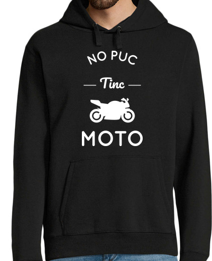 Sweat-shirt À Capuche Pour Homme Je ne peux pas j39ai une moto - catalan