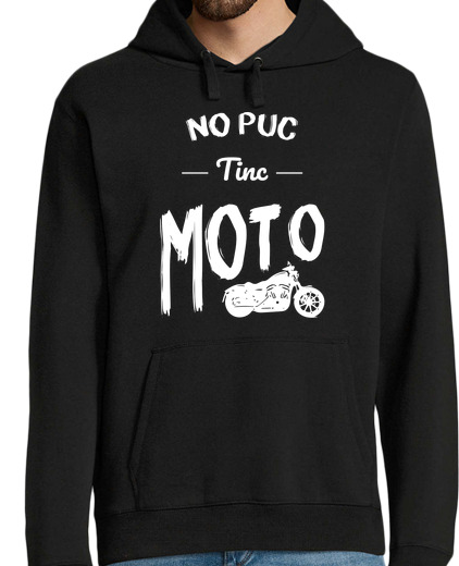 Sweat-shirt À Capuche Pour Homme Je ne peux pas j39ai une moto - catalan