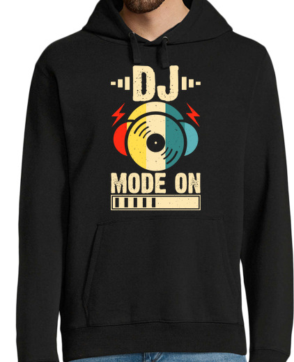 Sweat-shirt À Capuche Pour Homme mode DJ activé