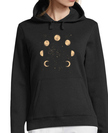 Sweat-shirt À Capuche Pour Femme astrologie des phases de la lune