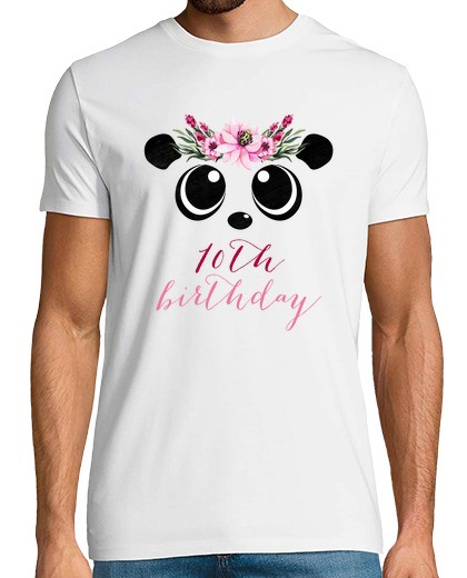 Image of panda girl 10th birthday 10 years panda gift