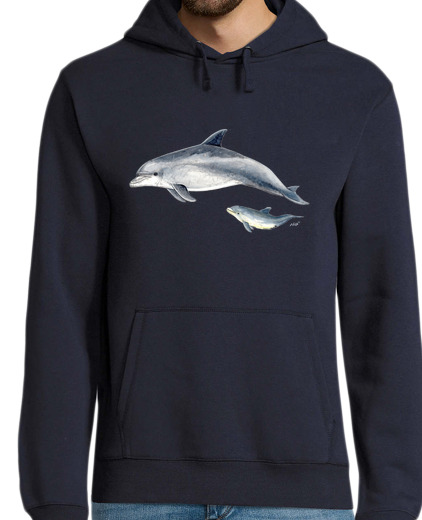 Sweat-shirt À Capuche Pour Homme dauphins homme jersey