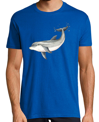 Image of dolphin - man, manga short, royal blue, extra quality