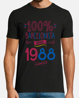 100 por 100 Barcelonista Desde 1988, 35 años