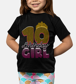 10 bambini della ragazza di compleanno