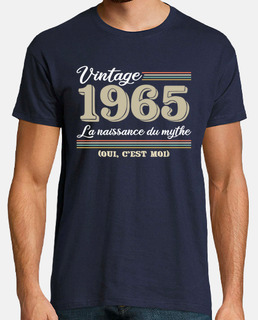Né dans les années 1960 rétro t shirt 50th Anniversaire Présent Années 60 Sixties 50 ans NVY